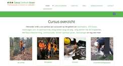 Desktop Screenshot of cursuscentrumgroen.nl